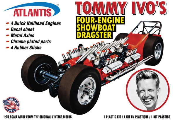 Tommy Ivo 4 Engine Showboat Dragster 1:25