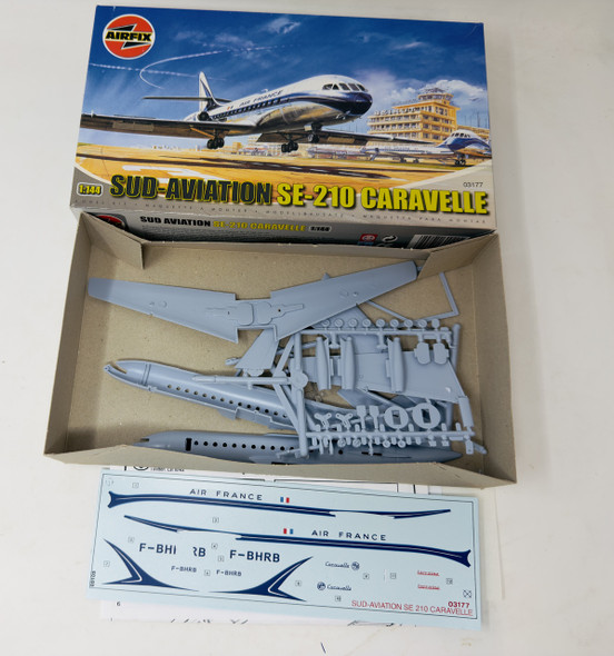 SUD-AVIATION SE-210 CARAVELLE, 1/144, OPEN BOX, AIRFIX