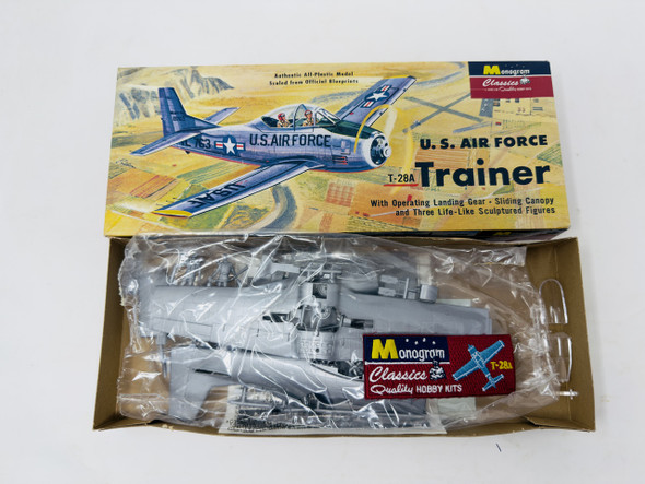 T-28A AIR FORCE TRAINER, 1/48, OPEN BOX, MONOGRAM