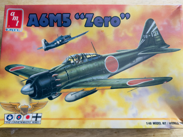 A6M5 "ZERO" 1/48, SEALED BOX, AMT ERTL