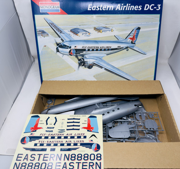 EASTERN AIRLINES DC-3, 1/48, OPEN BOX, MONOGRAM