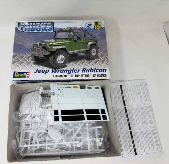 JEEP RUBICON, 1/25, OPEN BOX, REVELL