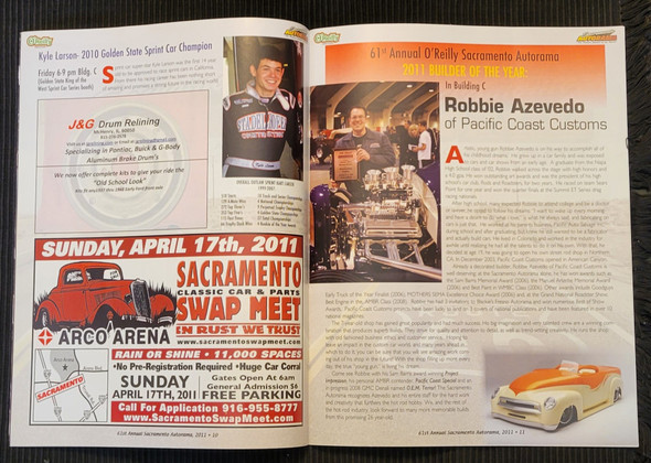 Sacramento Autorama Feb 2011 Cal Expo Official Souvenir Program
