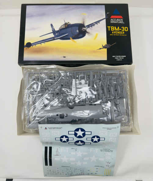 TBM-3D AVENGER, 1/48, OPEN BOX, ACCURATE MINIATURES