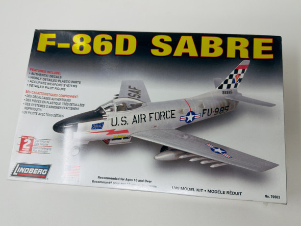 F-86 D SABRE, 1/48, SEALED BOX, LINDBERG