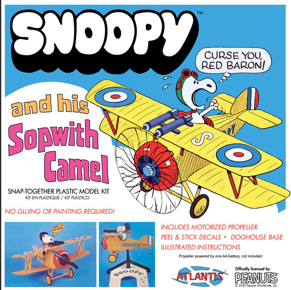 Snoopy is Joe Cool Motorized Model Kit