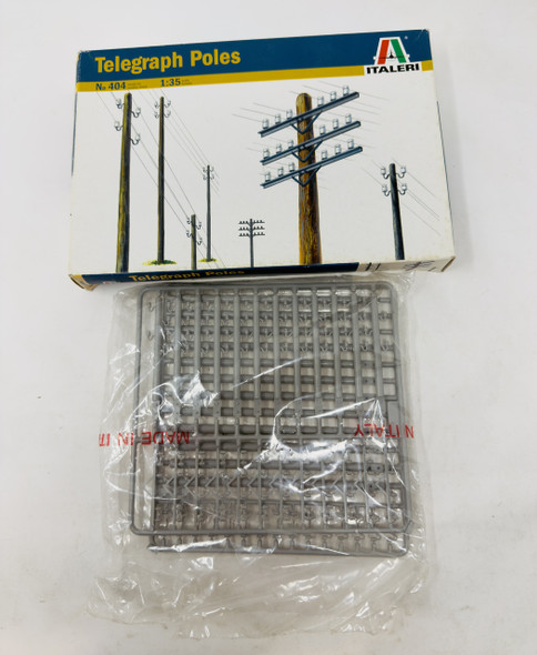 TELEGRAPH POLES, 1/35, OPEN BOX, ITALERI