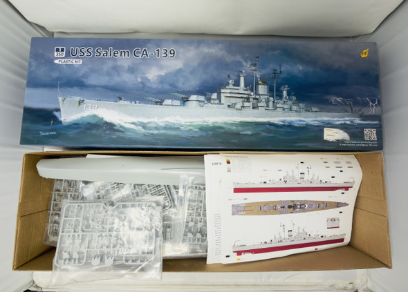 USS SALEM  CA-139, 1/350,  OPEN BOX, BLUE RIDGE MODELS