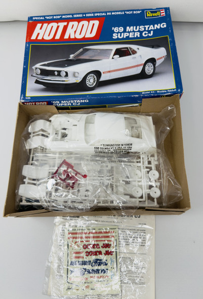 '69 MUSTANG SUPER CJ, 1.25, OPEN BOX, REVELL