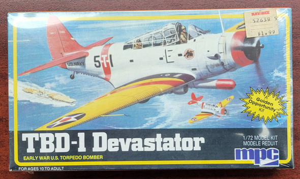 TBD-1 Devastator 1:72 MPC sealed