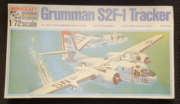 Grumman S2F-1 Tracker  US Navy 1:72 Minicraft Hasegawa Sealed