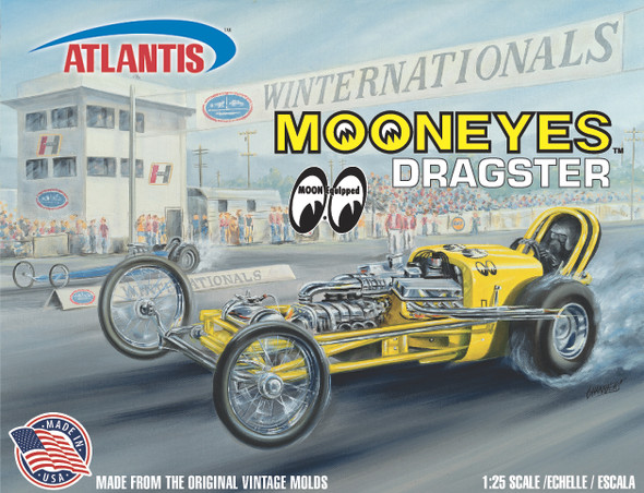 MOONEYES Dragster 1/25 Plastic Model kit Atlantis