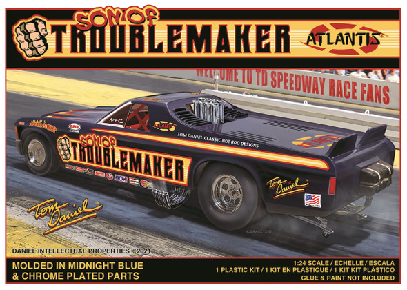 Tom Daniel Son of Troublemaker Funny Car 1/24 Made in the USA