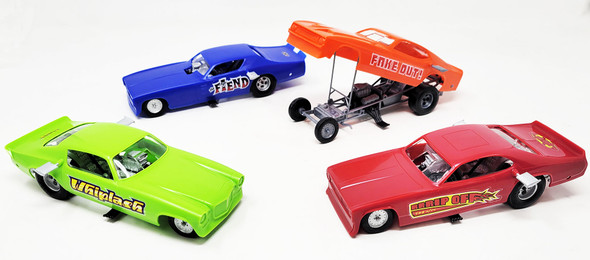 Make and Take Snap Funny Car Model Kit Set 24 kits