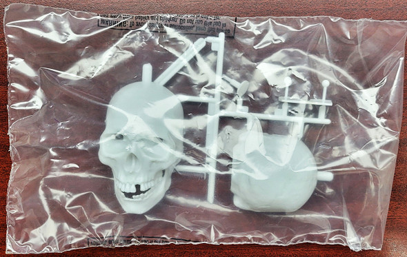BAGGED KIT Ghost White Skull 1/4 scale
