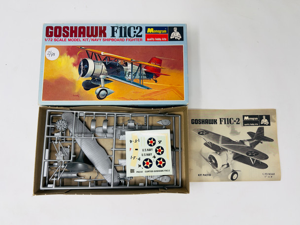 GOSHAWK F11C-2 1/72 OPEN BOX MONOGRAM MODEL KIT