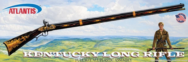 Frontiersman Kentucky Long Rifle American Muzzleloader (4 Feet 5 Inches Long)