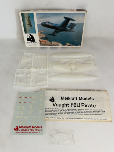 Meikraft Models F6U-1 Pirate Model Kit , 1/72, OPEN BOX MEIKRAFT MODELS