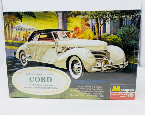 CORD PHAETON SEDAN, 1/24, SEALED, MONOGRAM