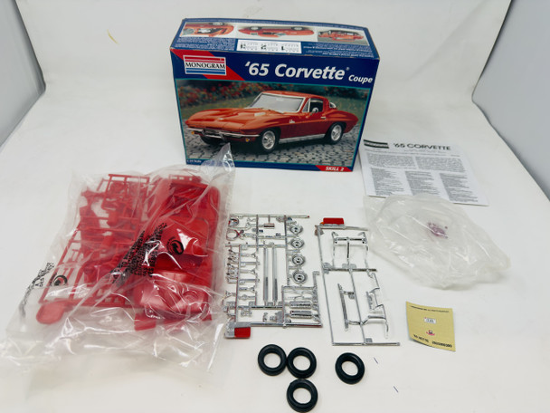 65' Corvette Coupe, 1/24, OPEN BOX, MONOGRAM