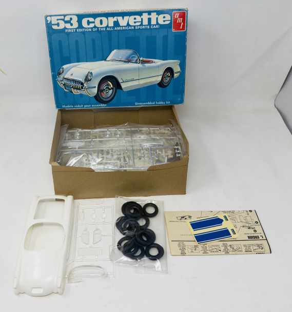 53' CORVETTE, 1/25,   OPEN BOX, AMT