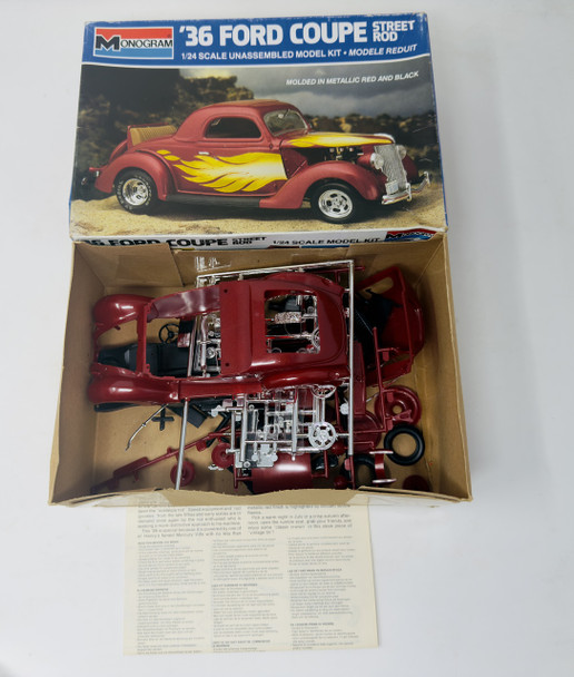 '36 FORD COUPE STREET ROD, 1/24, OPEN BOX , MONOGRAM