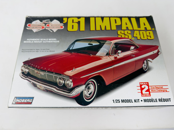 61' IMPALA SS409, 1/25, OPEN BOX, LINDBERG