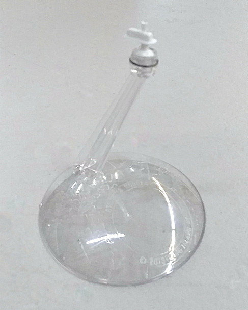 Clear Swivel Aircraft Display Base