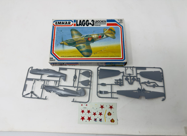 LAGG-3 LAVOCHKIN WWII RUSSIAN FIGHTER, 1/72, Open Box, EMHAR