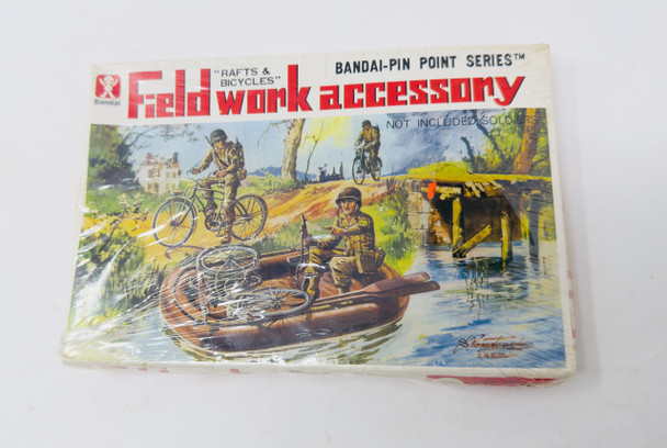 Field Work Accessory WWII " Rafts & Bicycles" , 1/48, BANDAI