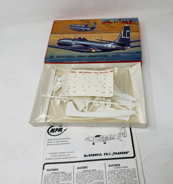 FH-1 PHANTOM, 1/72, OPEN BOX, MPM & CMK