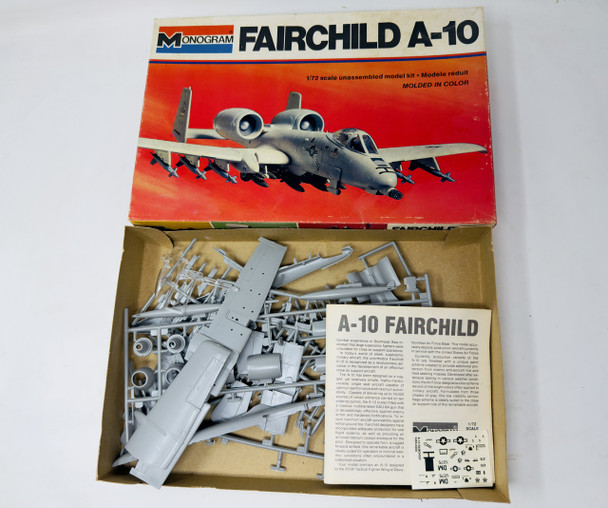 FAIRCHILD A-10, 1/72, OPEN BOX, MONOGRAM