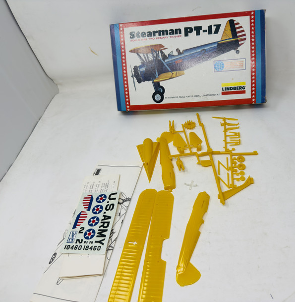 STEARMAN PT-17,  1/48, OPEN BOX LINDBERG