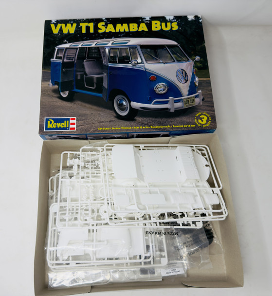 VW T1 SAMBA BUS, 1/24, OPEN BOX, REVELL
