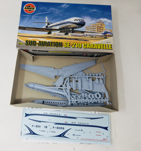 SUD-AVIATION SE-210 CARAVELLE, 1/144, OPEN BOX, AIRFIX