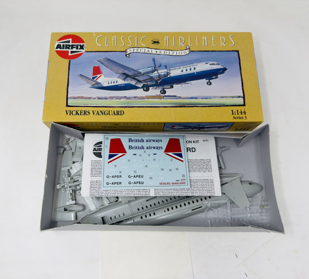 VICKERS VANGUARD, 1/144, OPEN BOX, AIRFIX