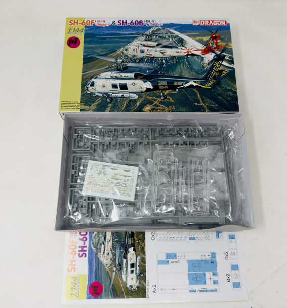 SH-60F HS-14 Chargers & SH-60B Warlords,  1/144, OPEN BOX, DRAGON