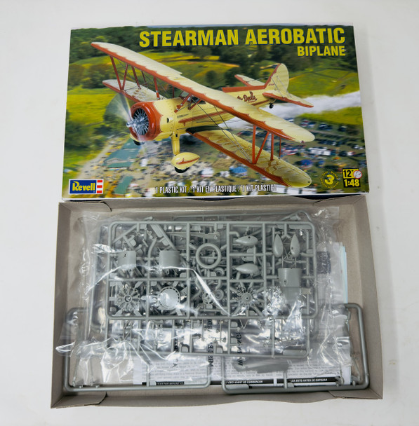 STEARMAN AEROBATIC BIPLANE, 1/48, OPEN BOX, REVELL