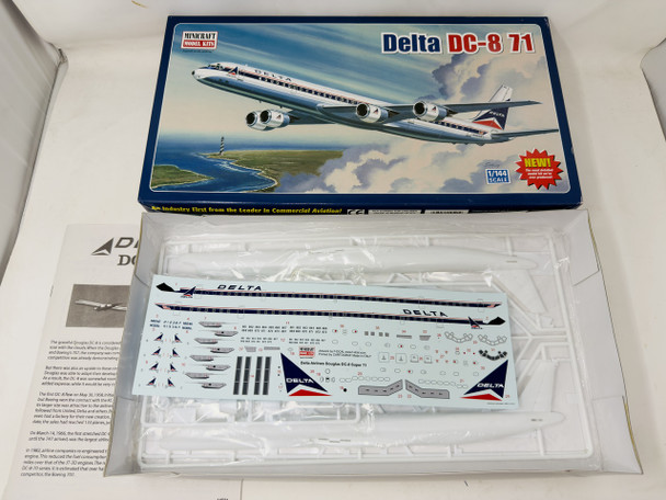 DELTA DC-8 71, 1/144, OPEN BOX , MINICRAFT MODEL KIT