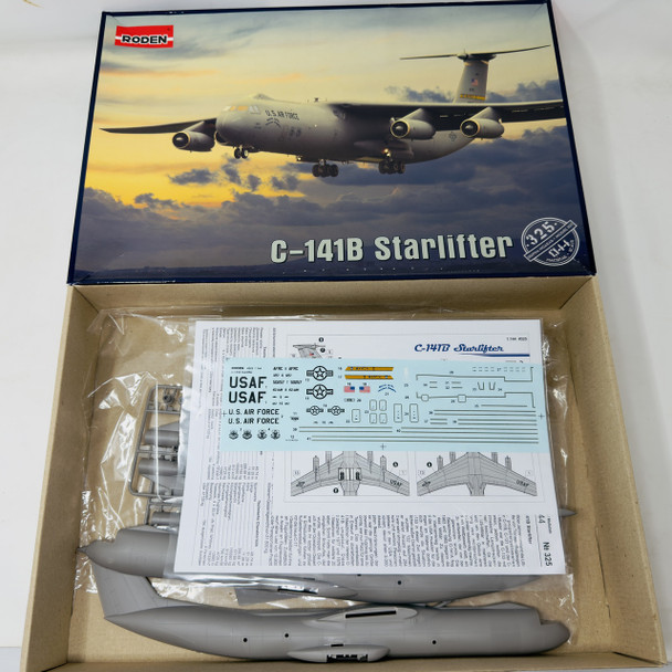 C-141B STARLIFTER, 1/144, OPEN BOX, RODEN