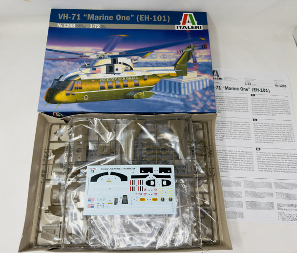 VH-71 "MARINE ONE" , 1/72, OPEN BOX, ITALERI