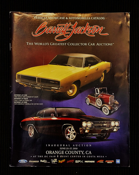 Barrett Jackson 2010 Orange County Inaugural Auction Preview Catalog