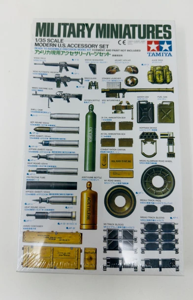 Modern U.S. Accessory Set Military Miniatures, 1:35, SEALED BOX, TAMIYA