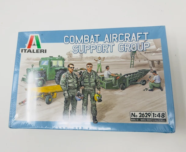 COMBAT AIRCRAFT SUPPORT GROUP, 1/48, SEALED BOX, ITALERI