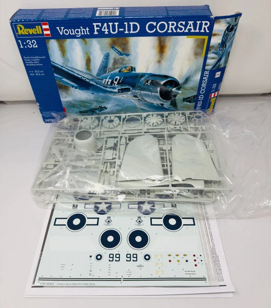 VOUGH F4U-1D CORSAIR, 1/32, OPEN BOX, REVELL