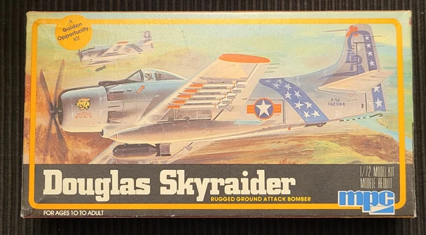 Douglas Skyraider 1:72 MPC Not Sealed