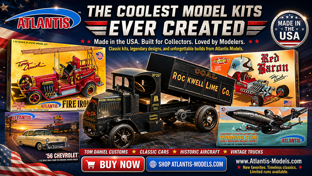 Atlantis Plastic Model Hobby kits Made in the USA!