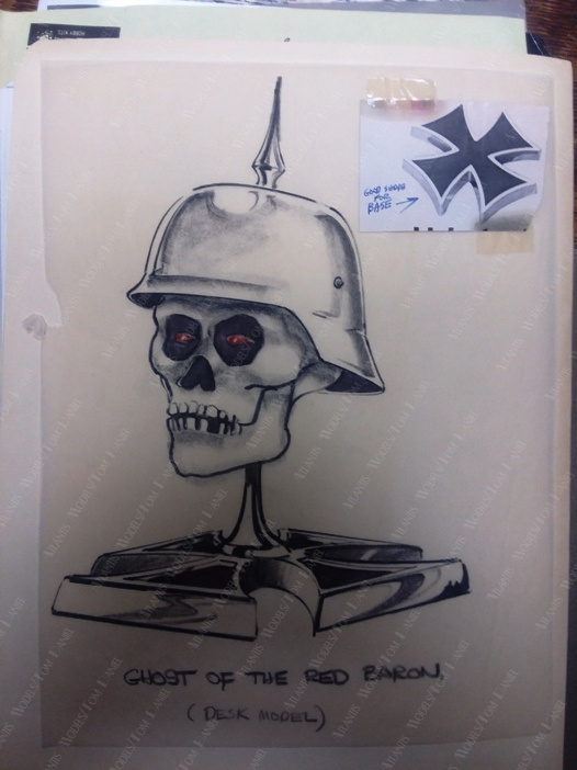 Original Tom Daniel Sketch from the Atlantis Archive