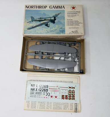 NORTHROP GAMMA, 1/72, OPEN BOX, TEXACO