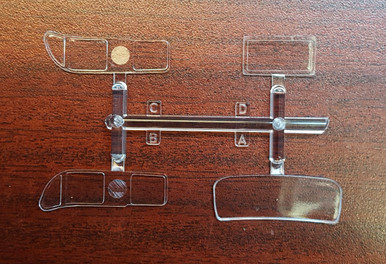 Clear Windshield Glass Set for the Vintage Gas Truck